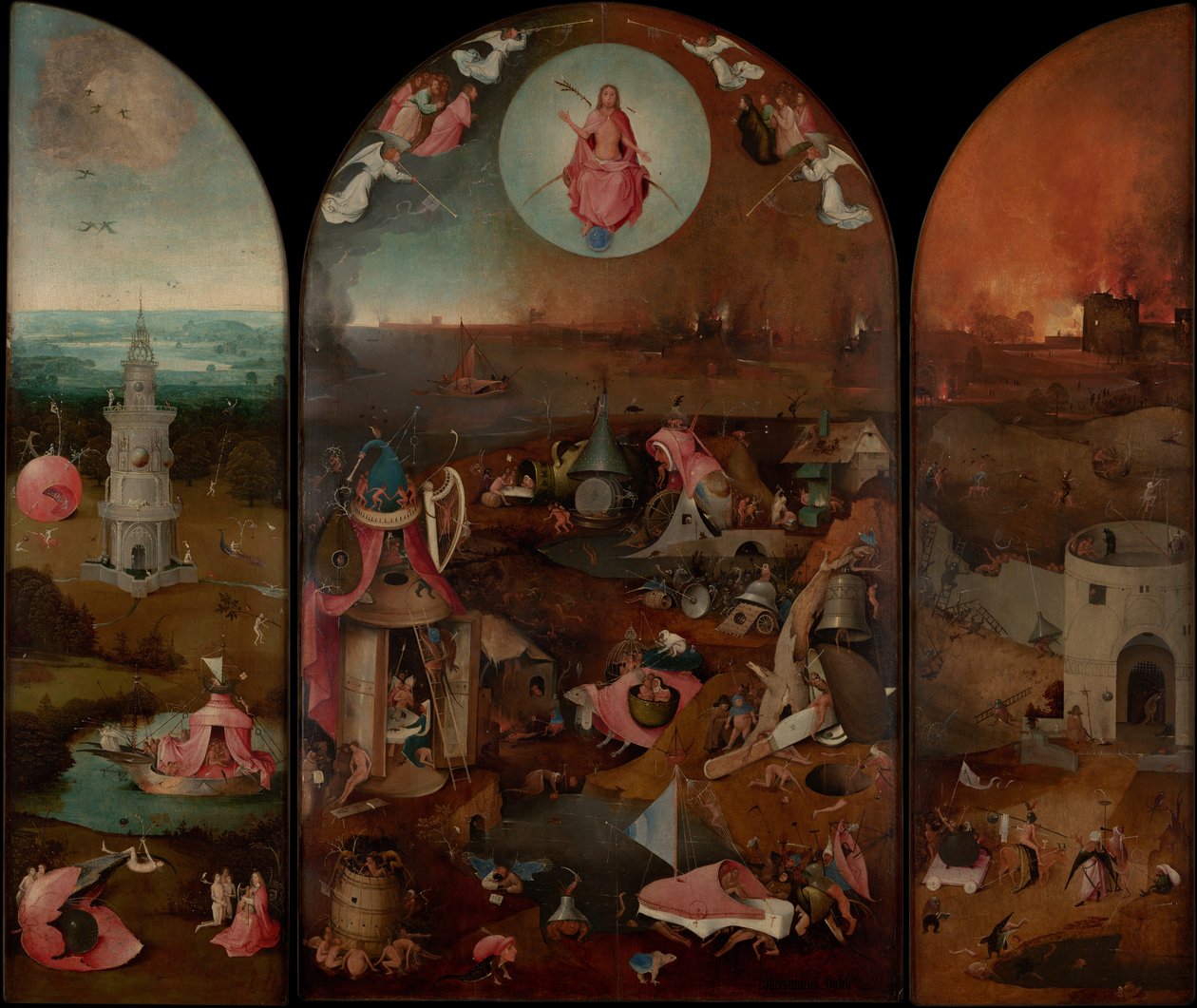 Het Laatste Oordeel, ca. 1486 door Hieronymus Bosch