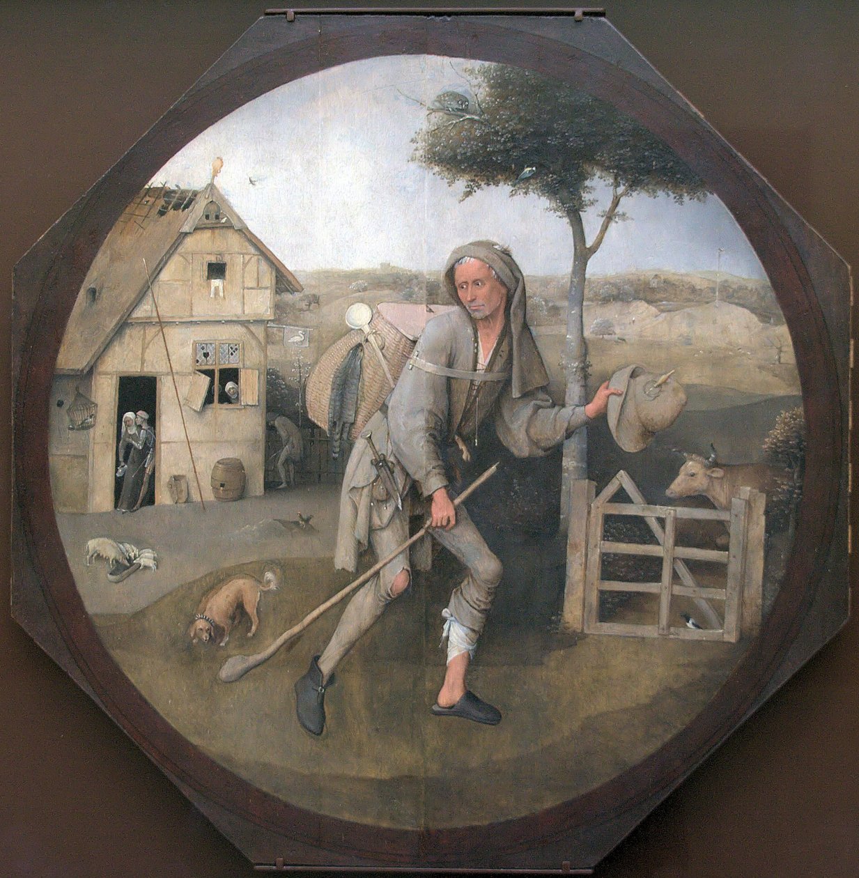 De kramer De gelijkenis van de verloren zoon door Hieronymus Bosch
