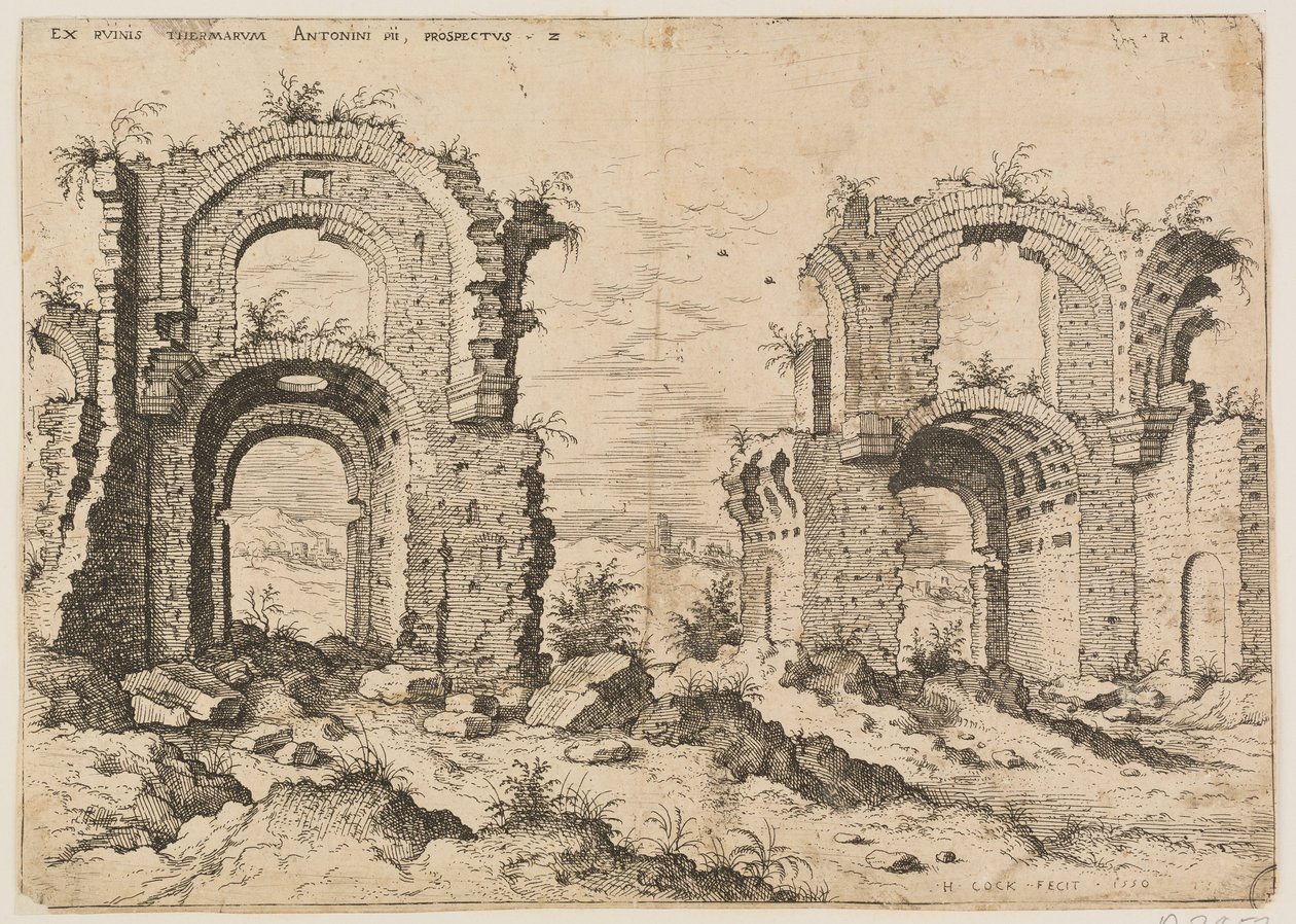 De doop van de eunuch door Hieronymus Cock