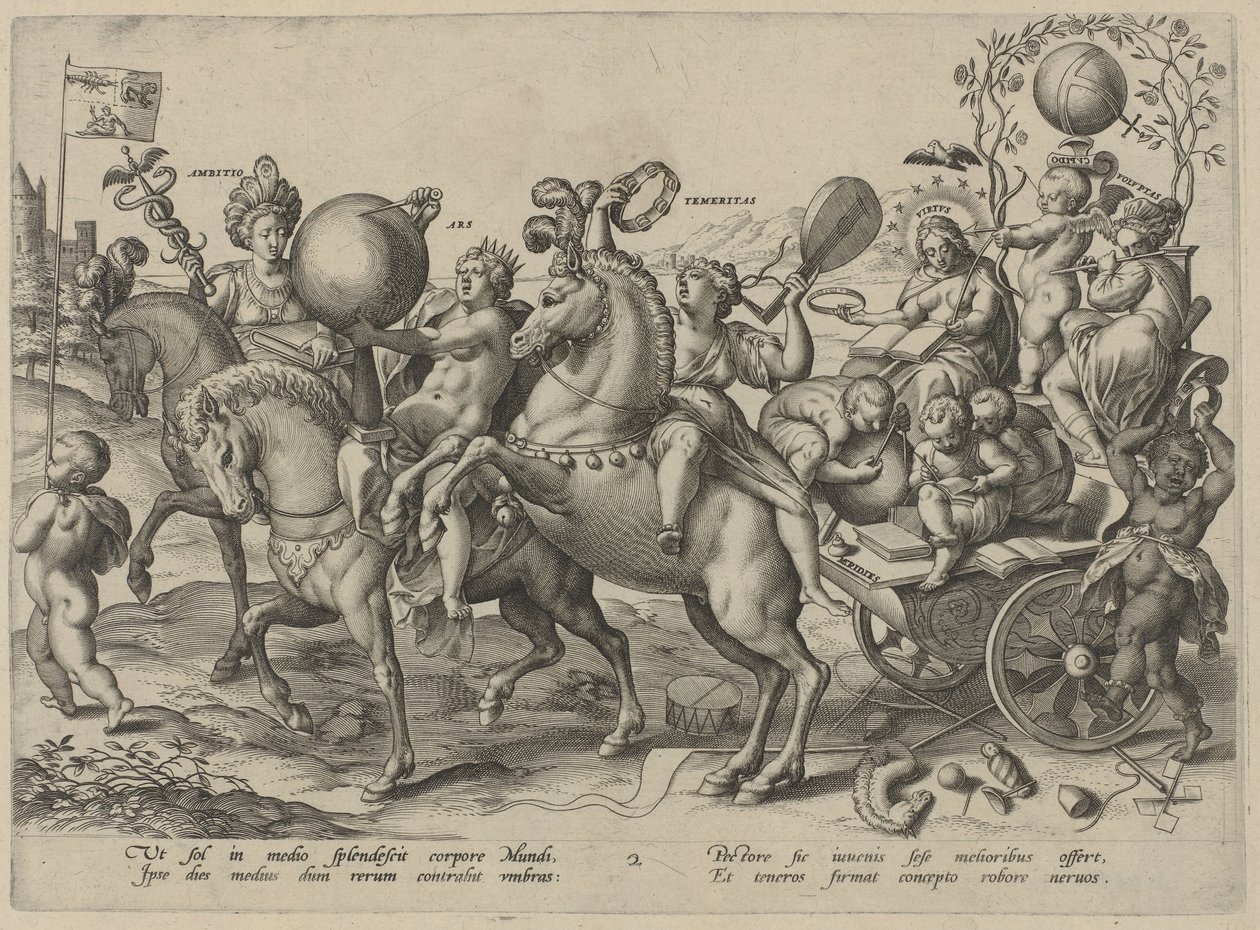 Jeugd door Hieronymus Wierix