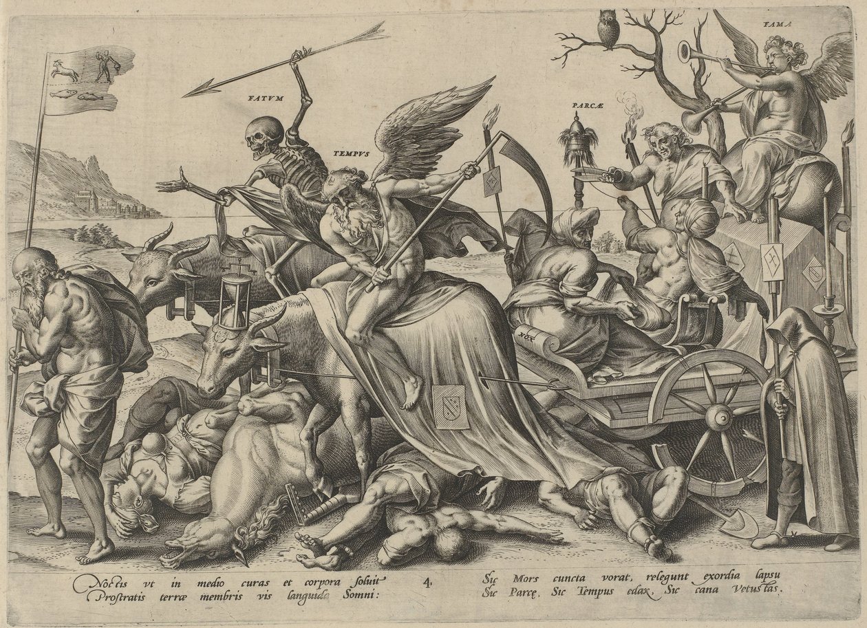Ouderdom door Hieronymus Wierix