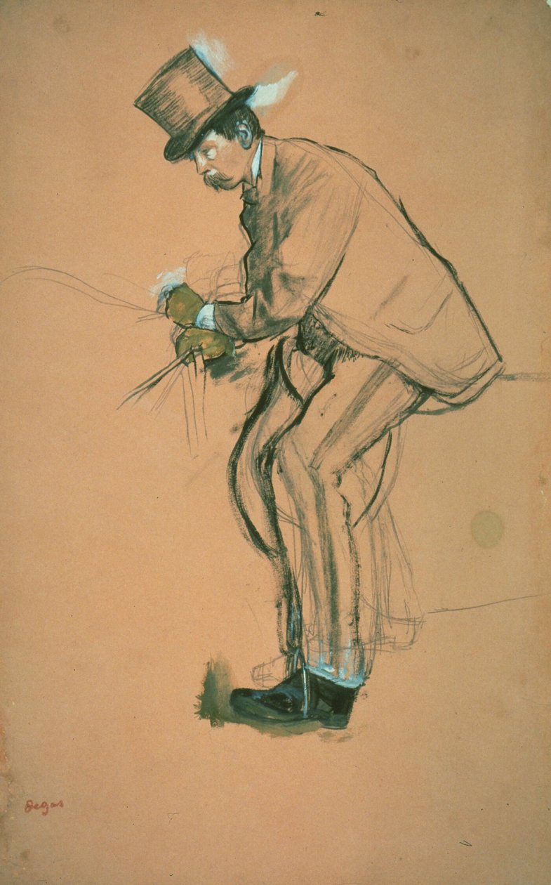 Gentleman Ruiter door Hilaire Germain Edgar Degas