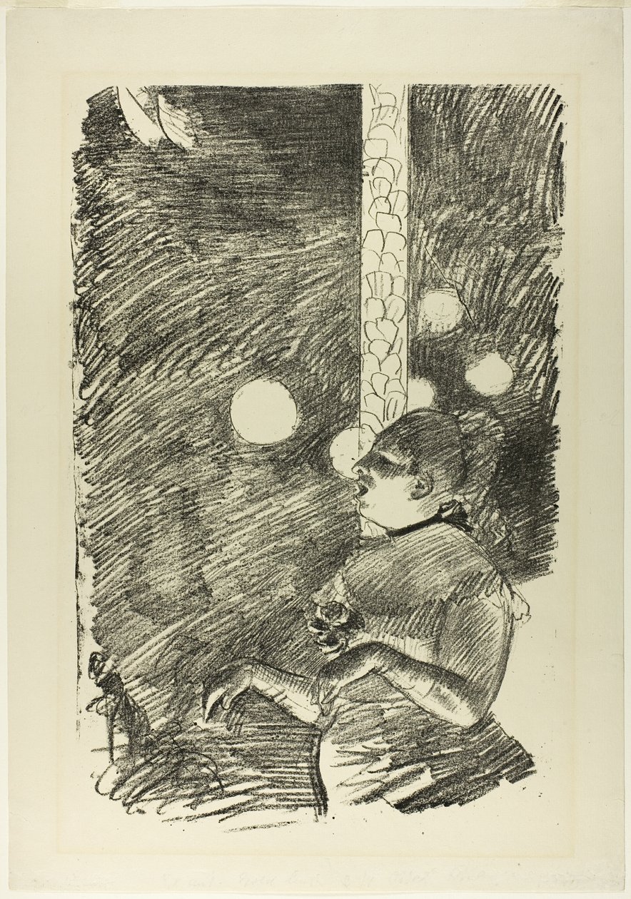 Het lied van de hond door Hilaire Germain Edgar Degas