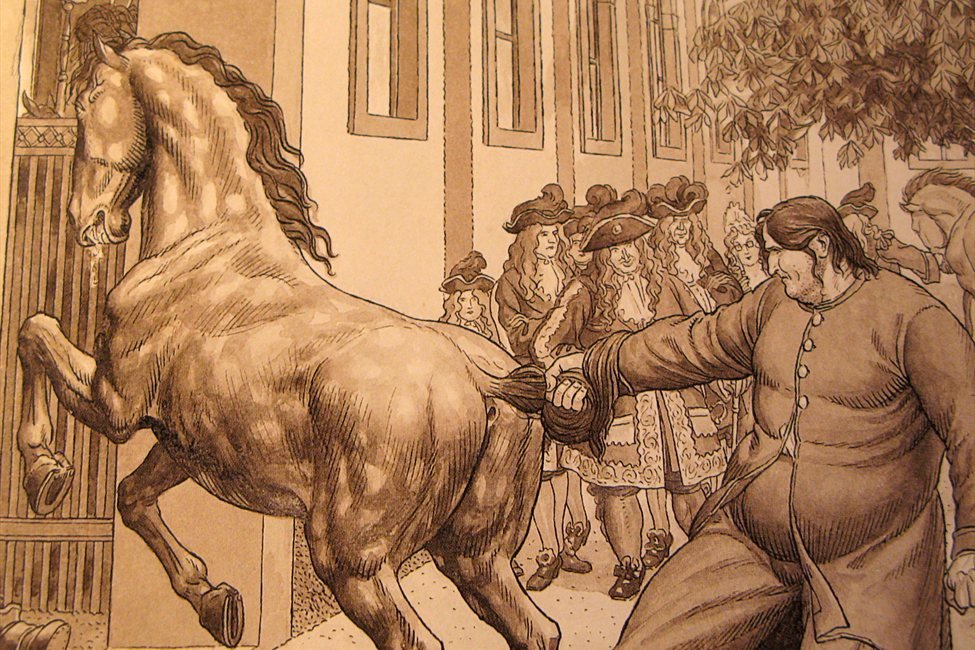 Illustratie voor het boek Martin Krpan door Hinko Smrekar