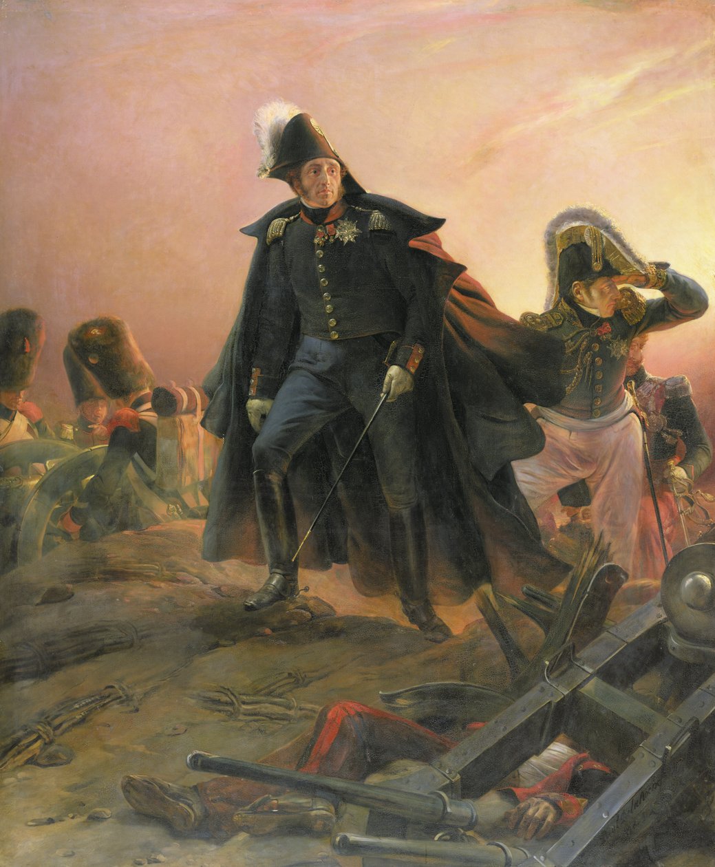 Hertog van Angouleme bij de verovering van Trocadero, 31 augustus 1823, 1828 door Hippolyte Delaroche