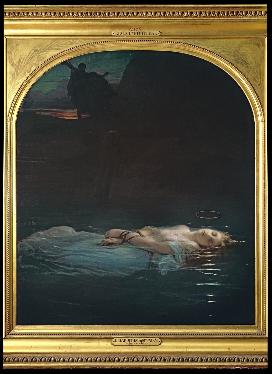De jonge martelaar, 1855 door Hippolyte Delaroche