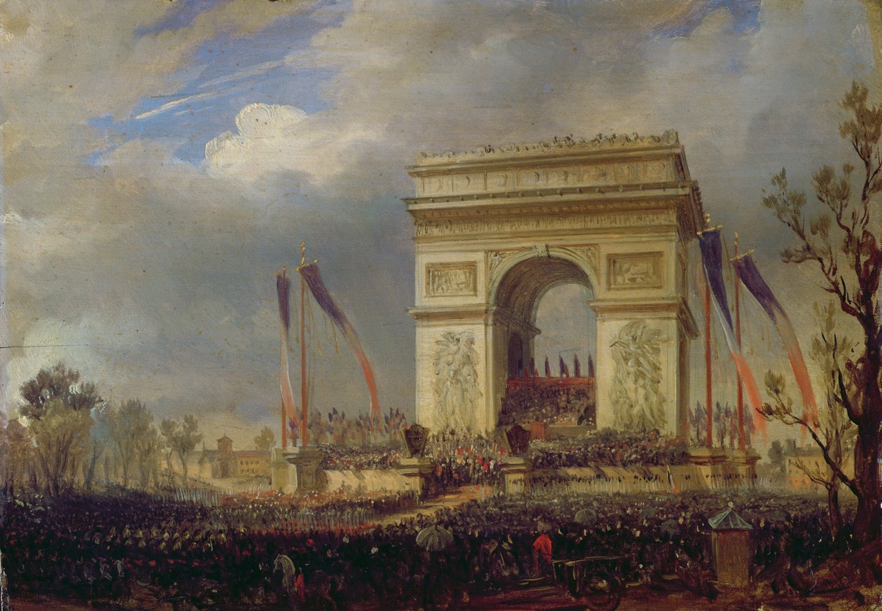 Feest van de Broederschap bij de Arc de Triomphe, Place de l