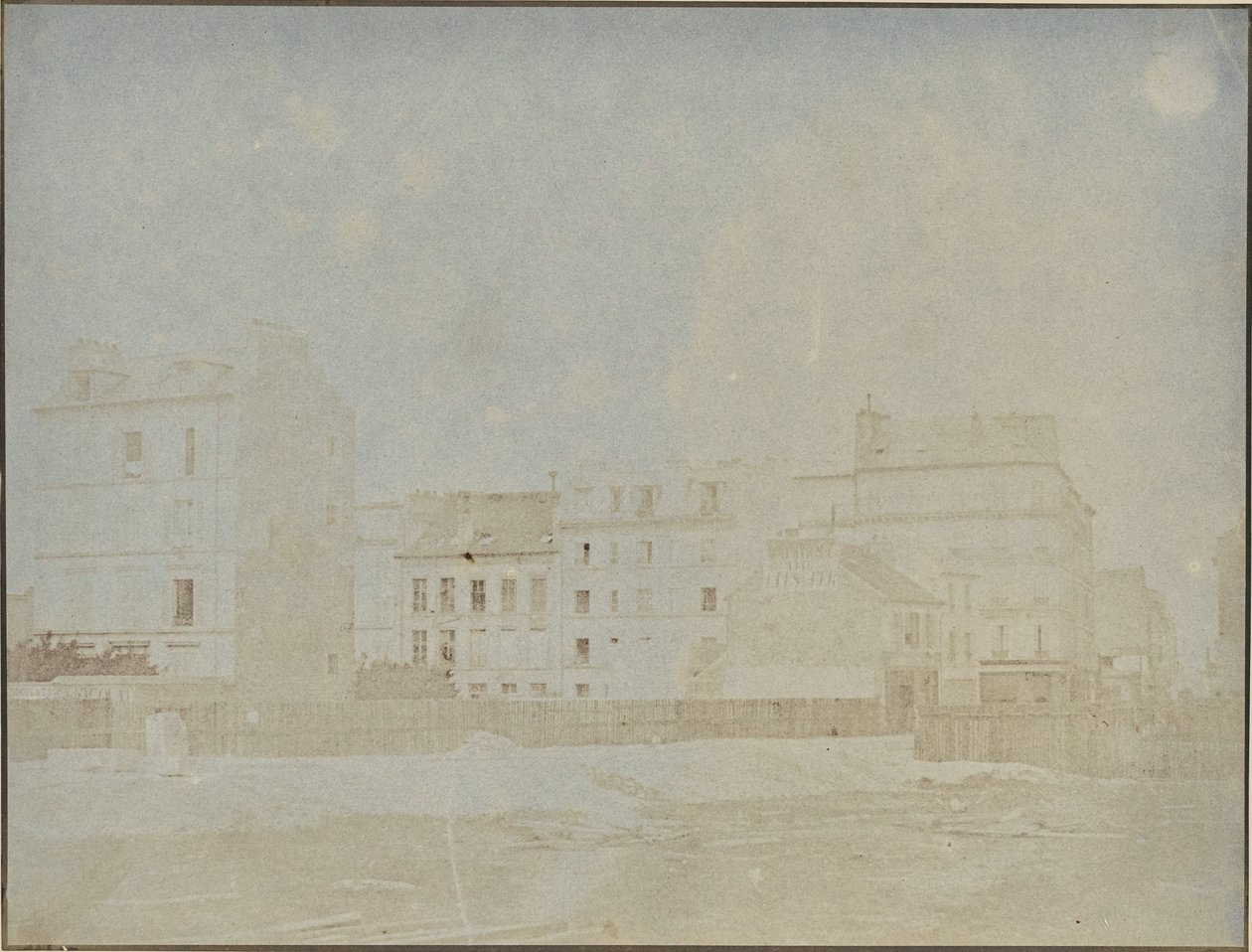Straatbeeld, Batignolles of Montmartre door Hippolyte Bayard