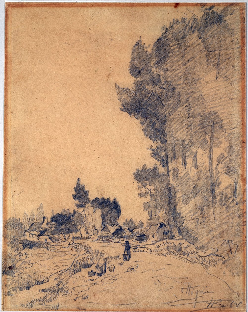 Landschaft in Ottignies door Hippolyte Boulenger