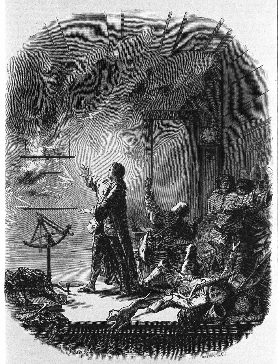 Experiment uitgevoerd door Abbé Chappe d