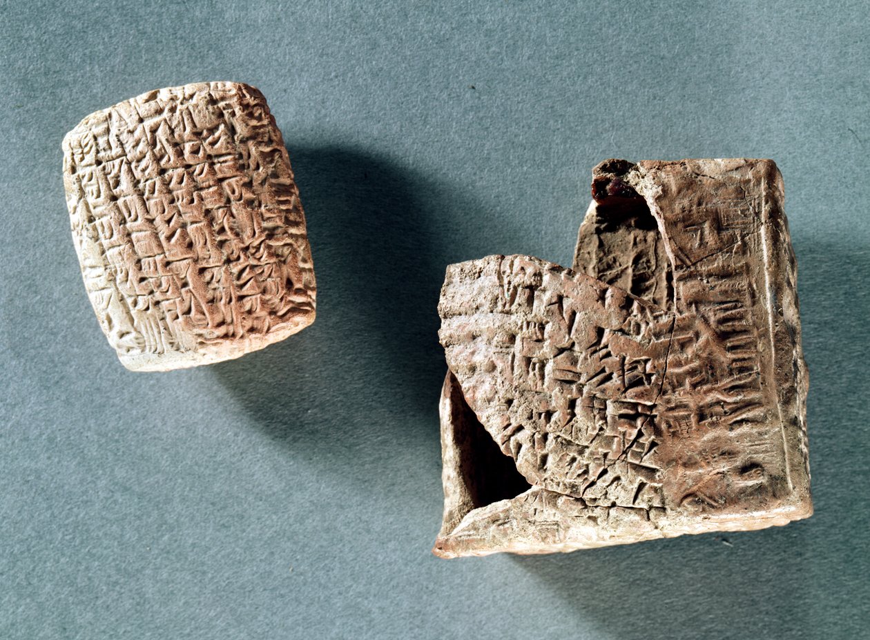 Kappadocische Brief en Envelop, uit Turkije, 2000-1800 v.Chr. door Hittite