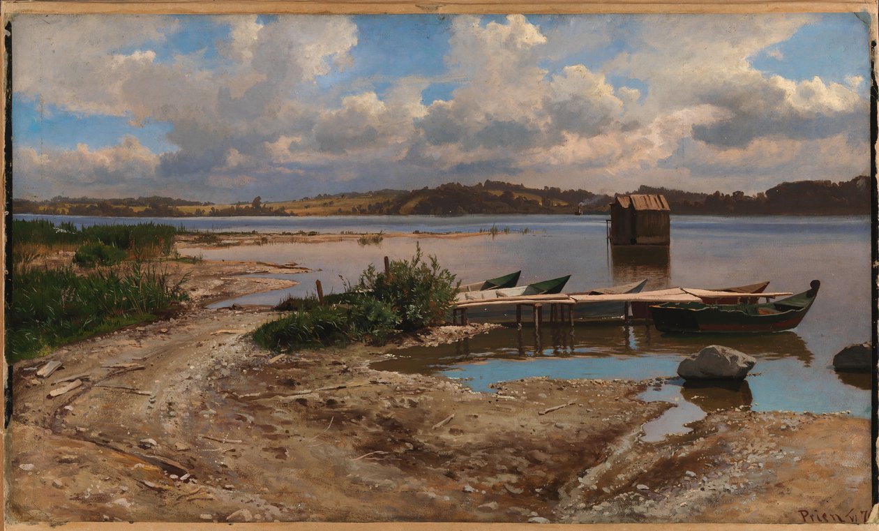 Landschap uit Prien door Hjalmar Munsterhjelm
