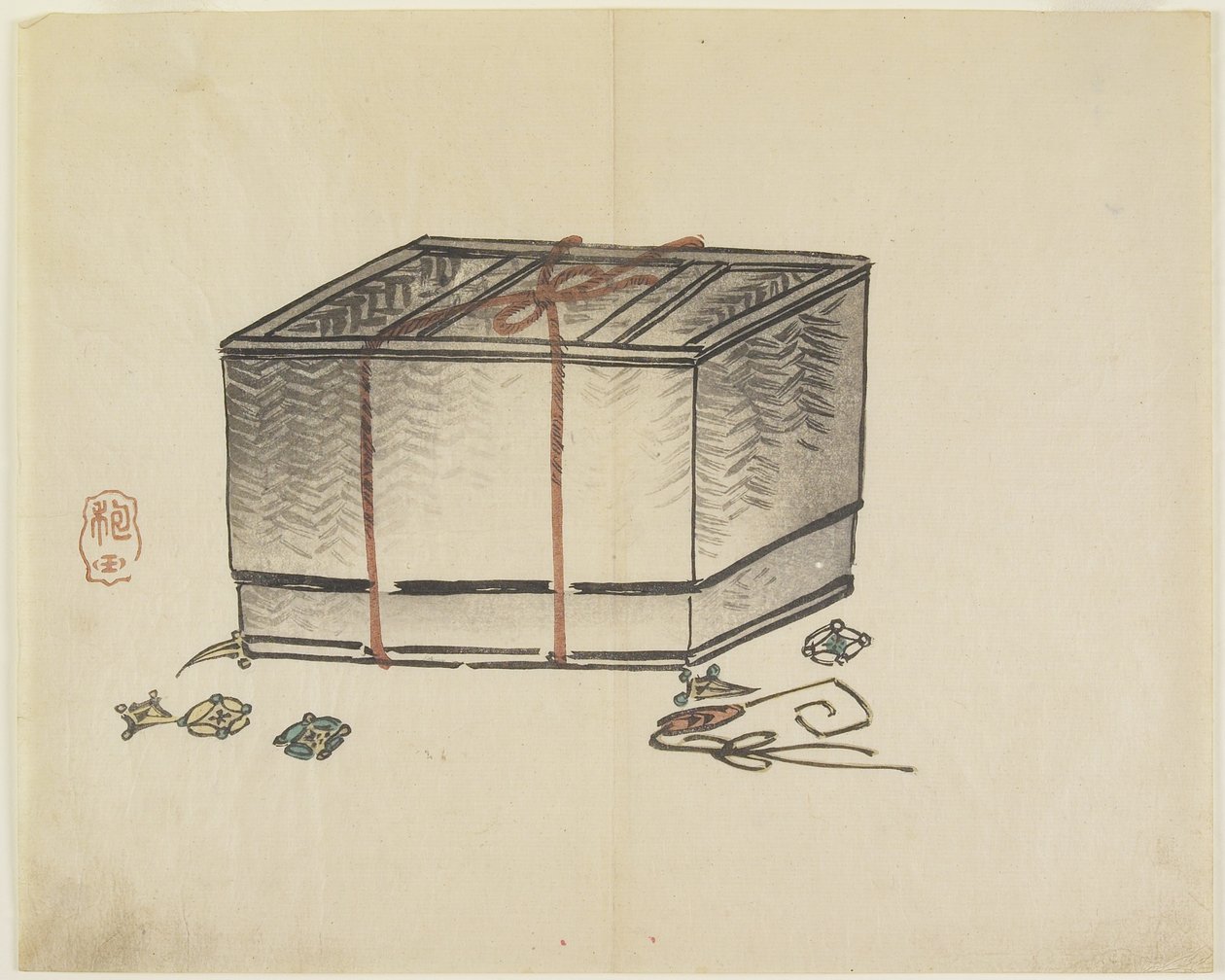 (Mand voor opslag), ca. 1830 door Hogyoku