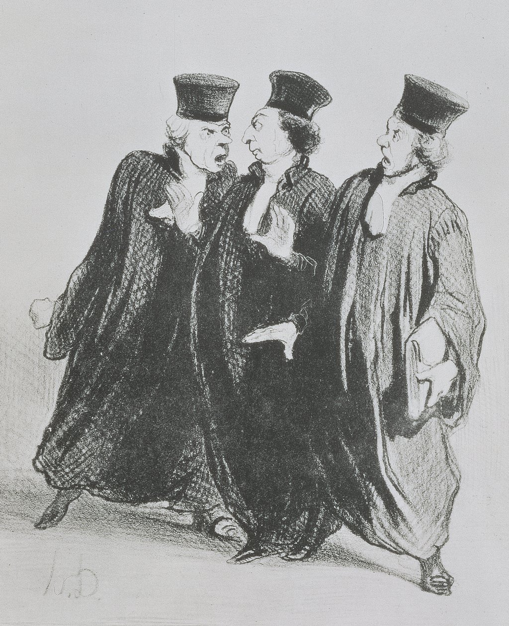 Een geschil buiten de rechtszaal, uit de serie 