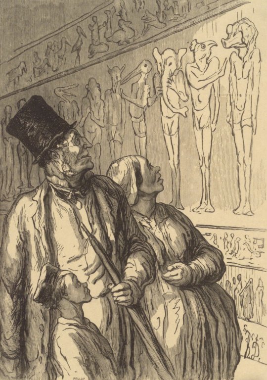 Op de Wereldtentoonstelling door Honoré Daumier