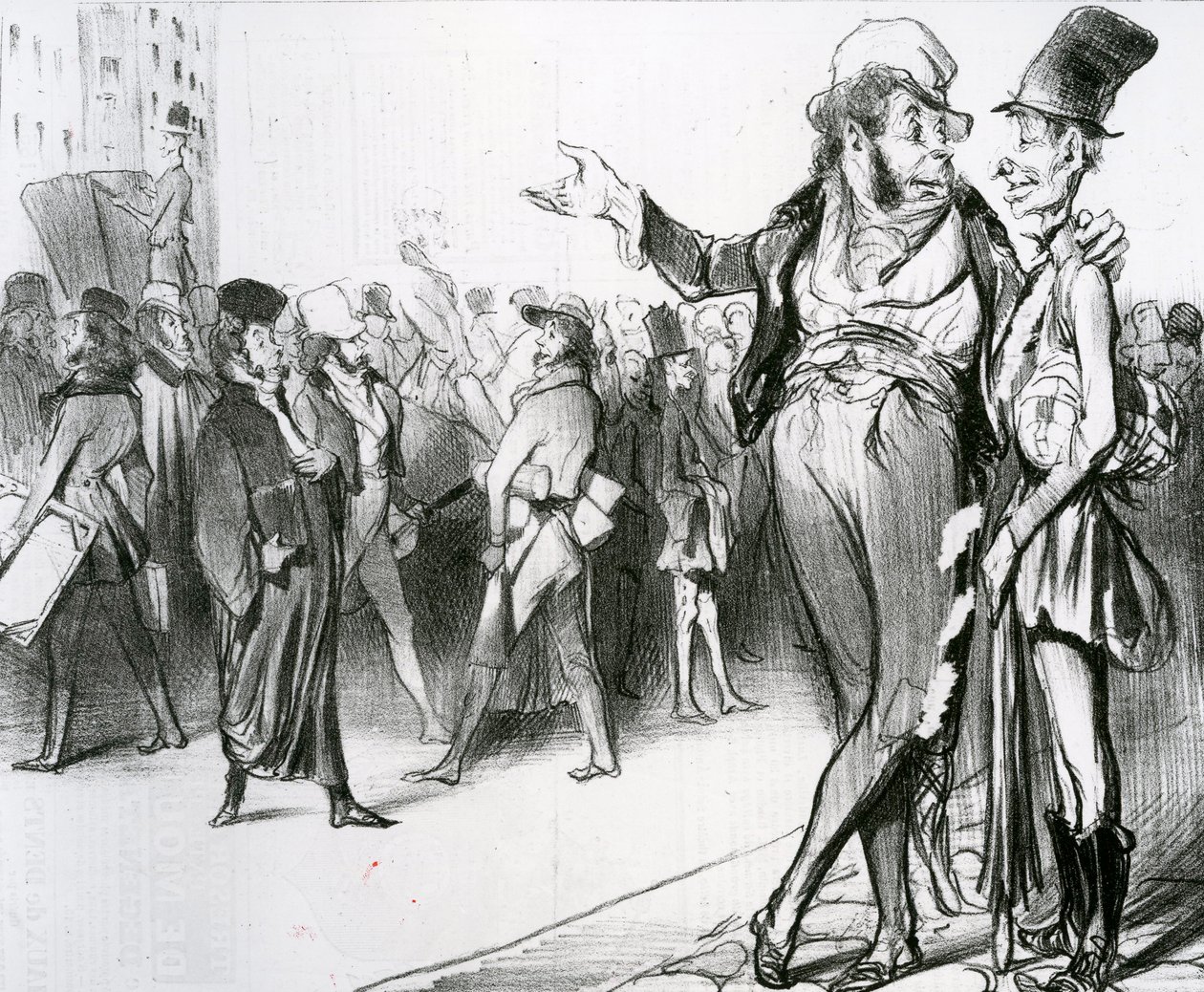 Het is toch vleiend om zoveel leerlingen te hebben gemaakt! nr.76 van de serie Caricaturana gepubliceerd in 