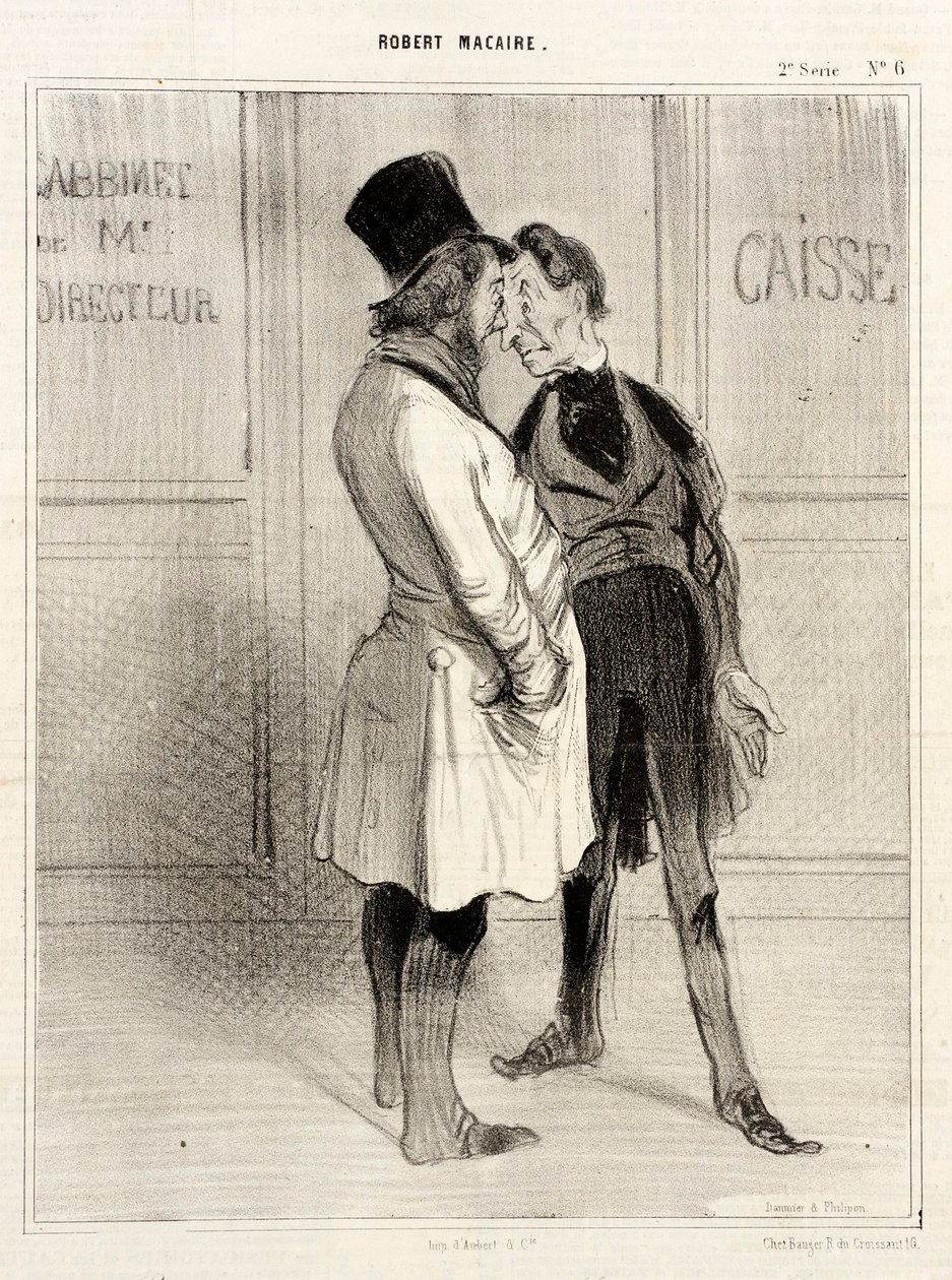 Nou! mijn beste directeur door Honoré Daumier