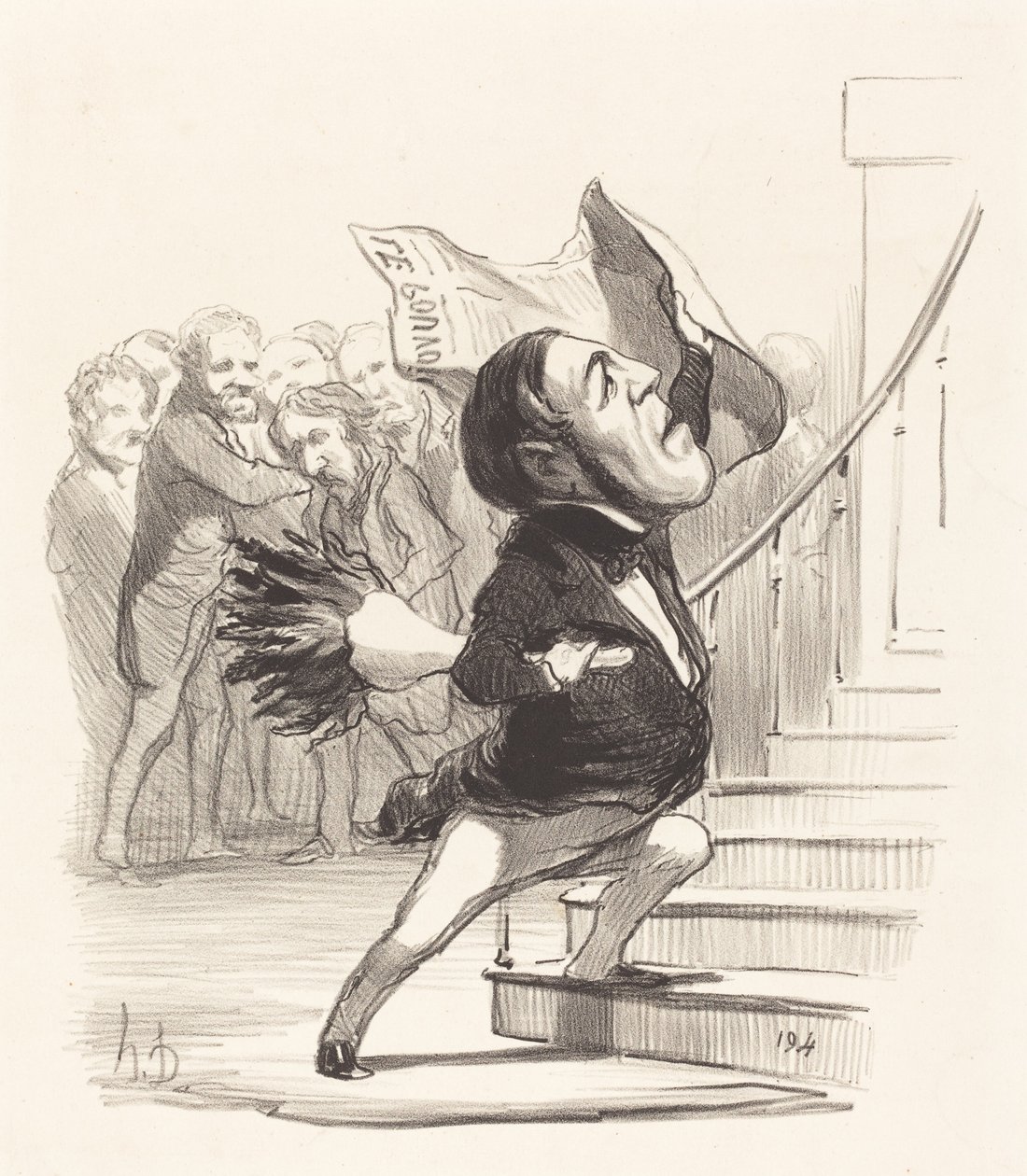 A. Granier de Cassagnac door Honoré Daumier