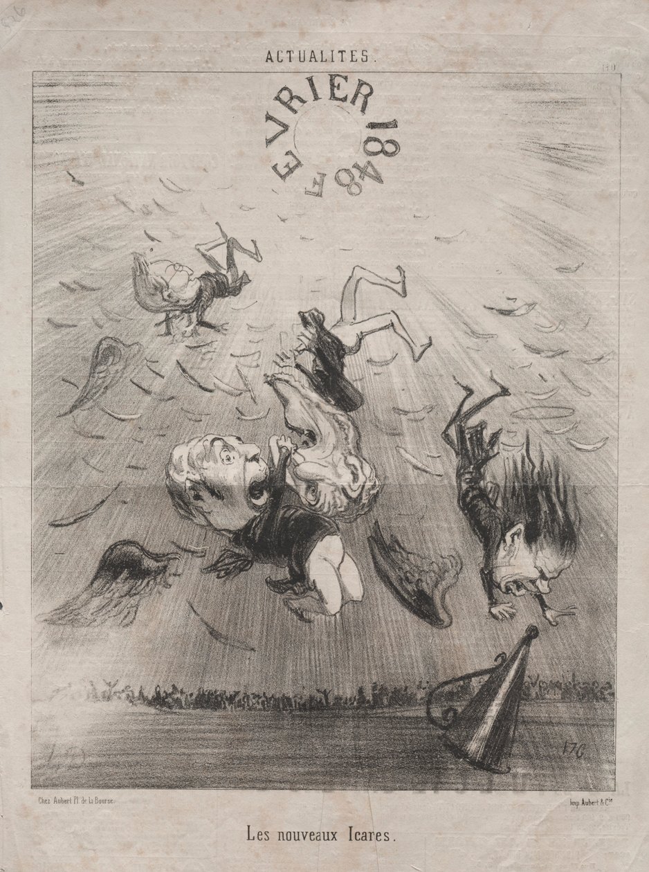 Actualiteiten nr. 140: De nieuwe Icarus door Honoré Daumier