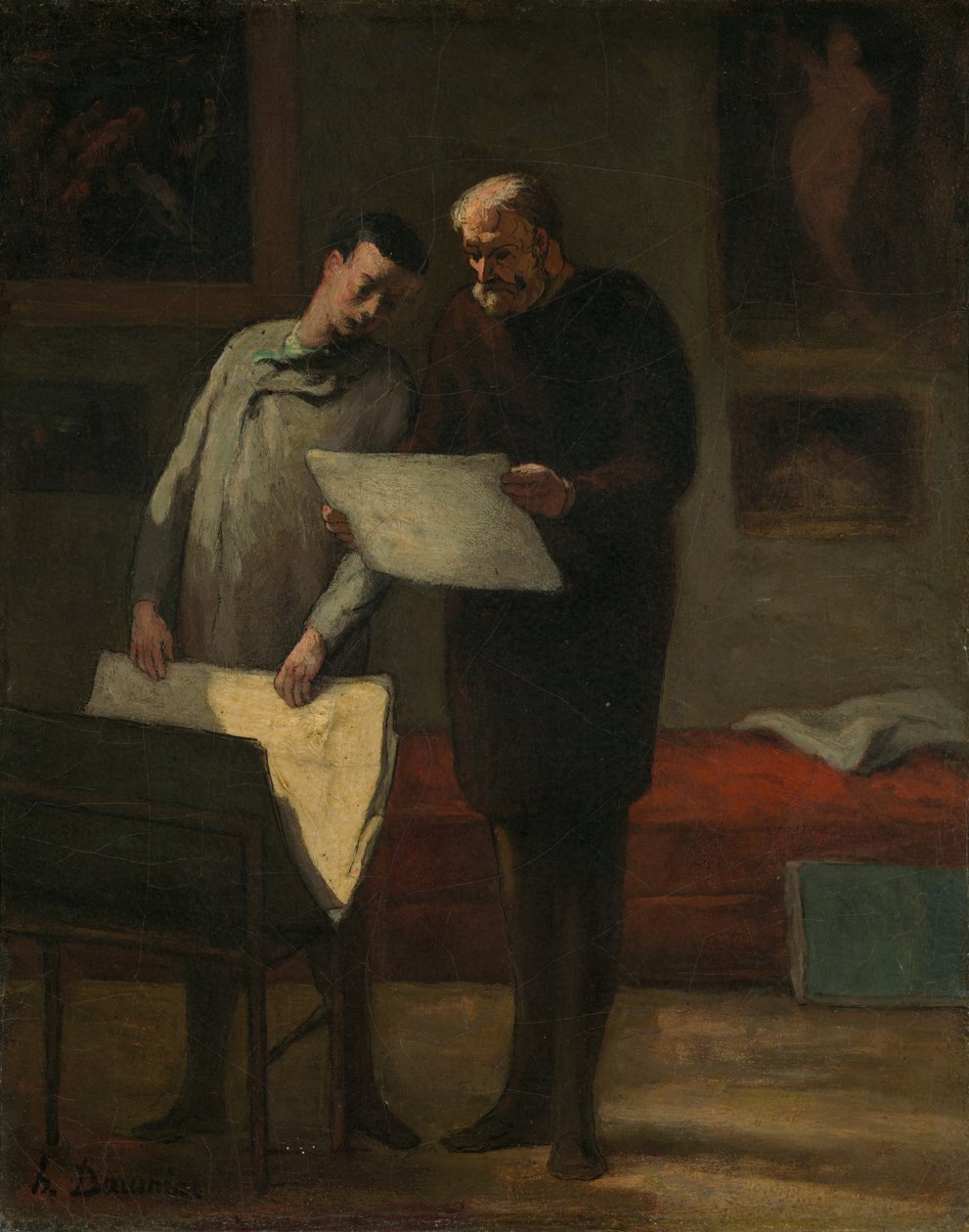 Advies aan een Jonge Kunstenaar door Honoré Daumier