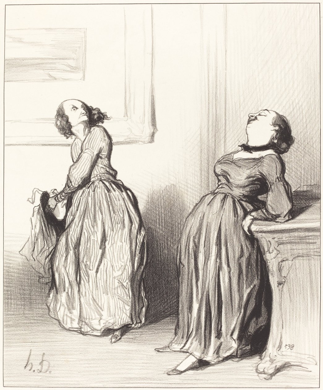 Ah u vindt dat mijn laatste roman niet helemaal... door Honoré Daumier