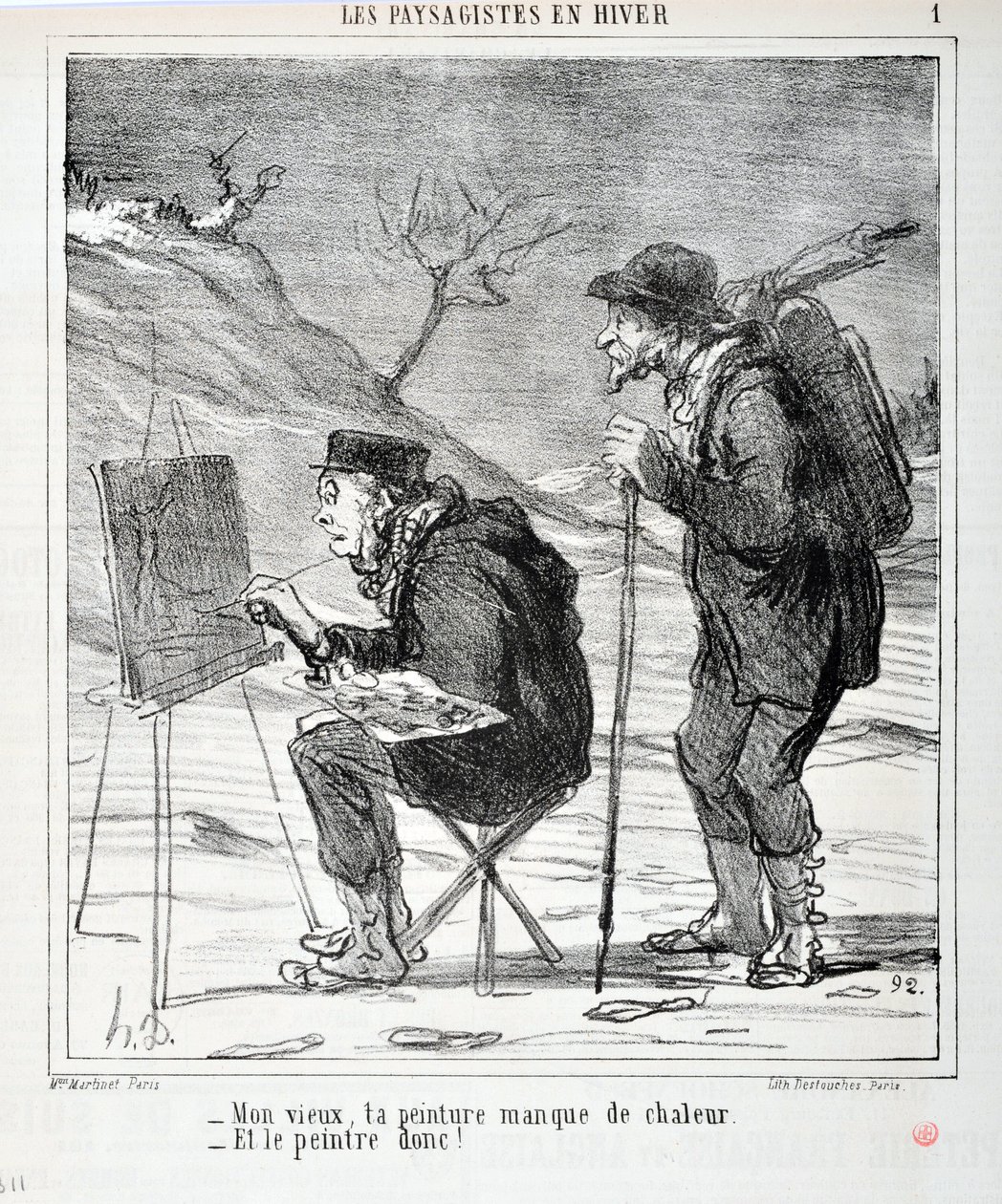 Serie LES LANDSAGISTS IN WINTER 