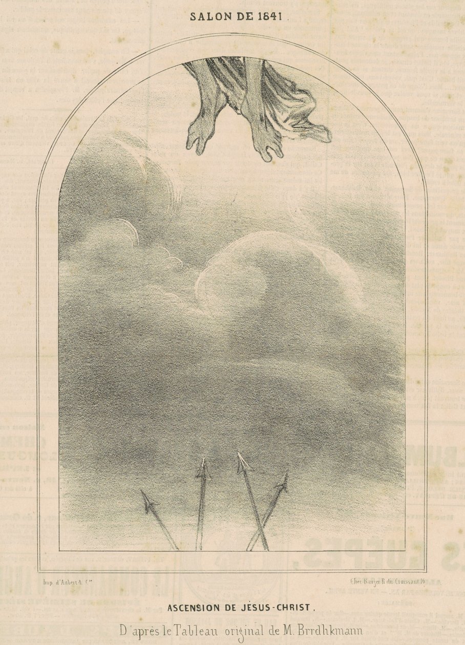 Hemelvaart van Jezus Christus door Honoré Daumier