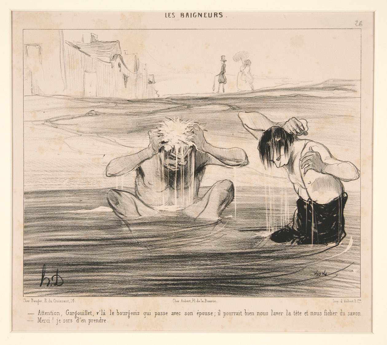 Let op, Gargouillet, v door Honoré Daumier