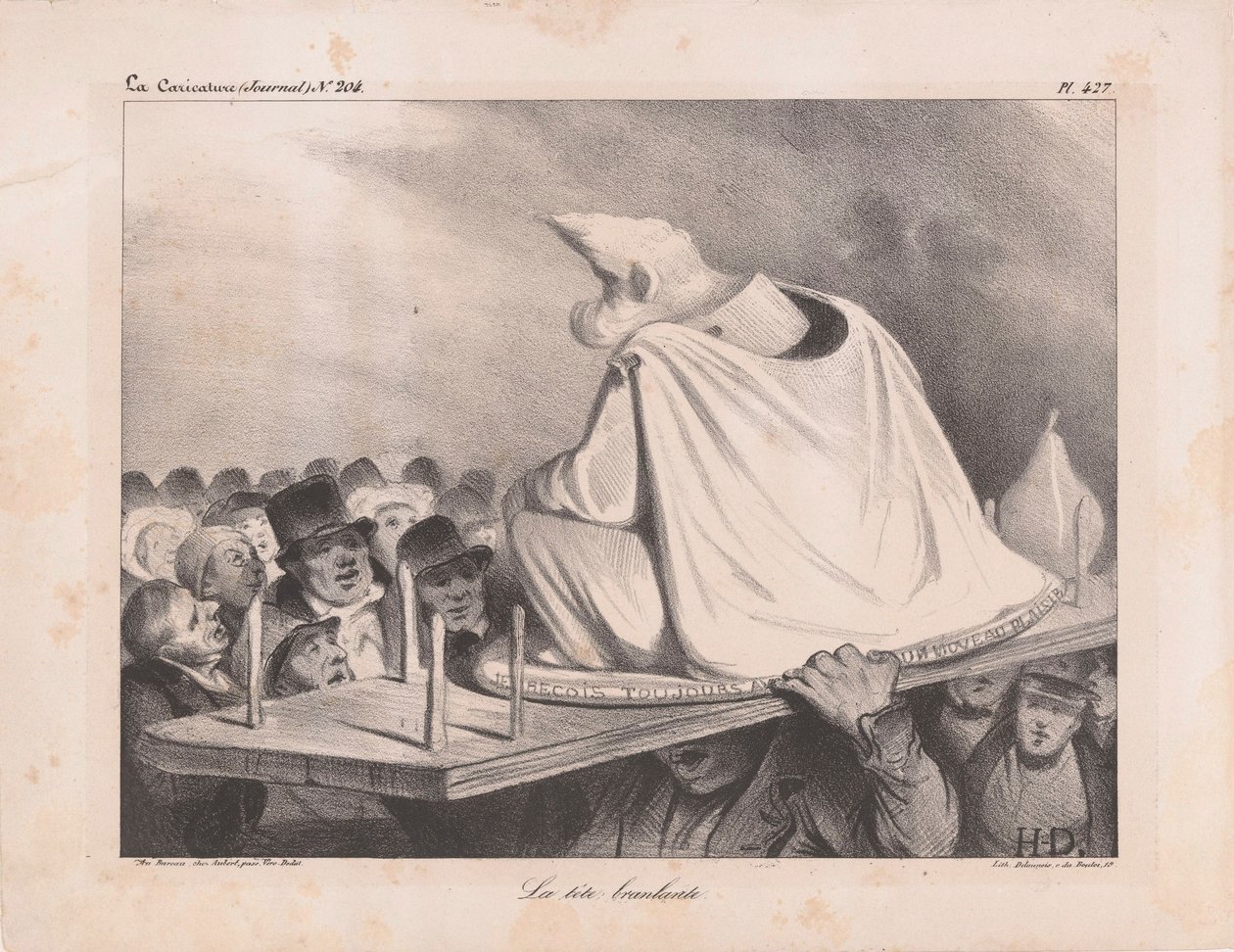 Karikatuur van Louis Philippe I 1773-1850, Koning van de Fransen, 1834 door Honoré Daumier