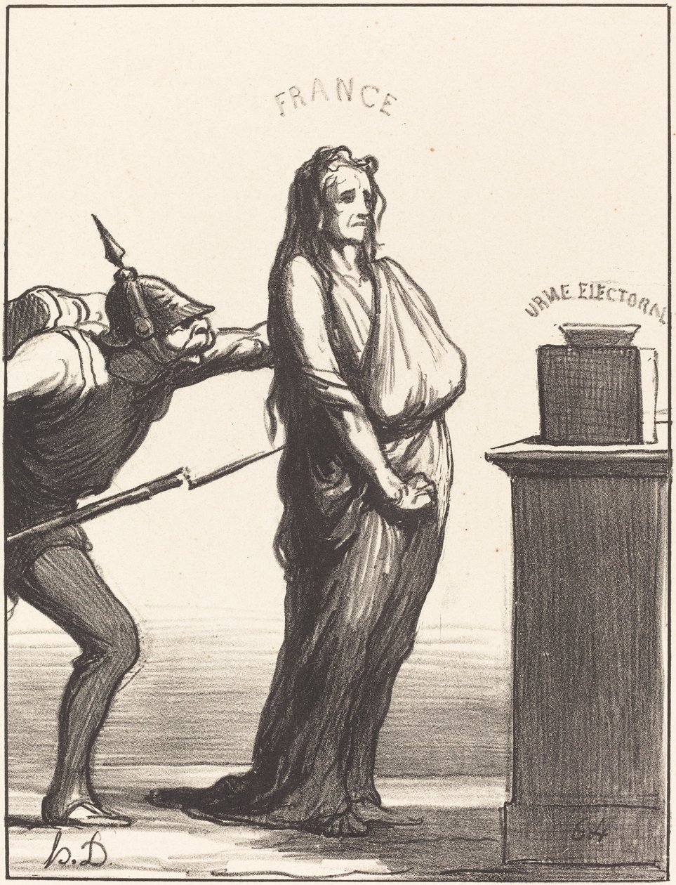 Wat sommige kranten zouden noemen... door Honoré Daumier