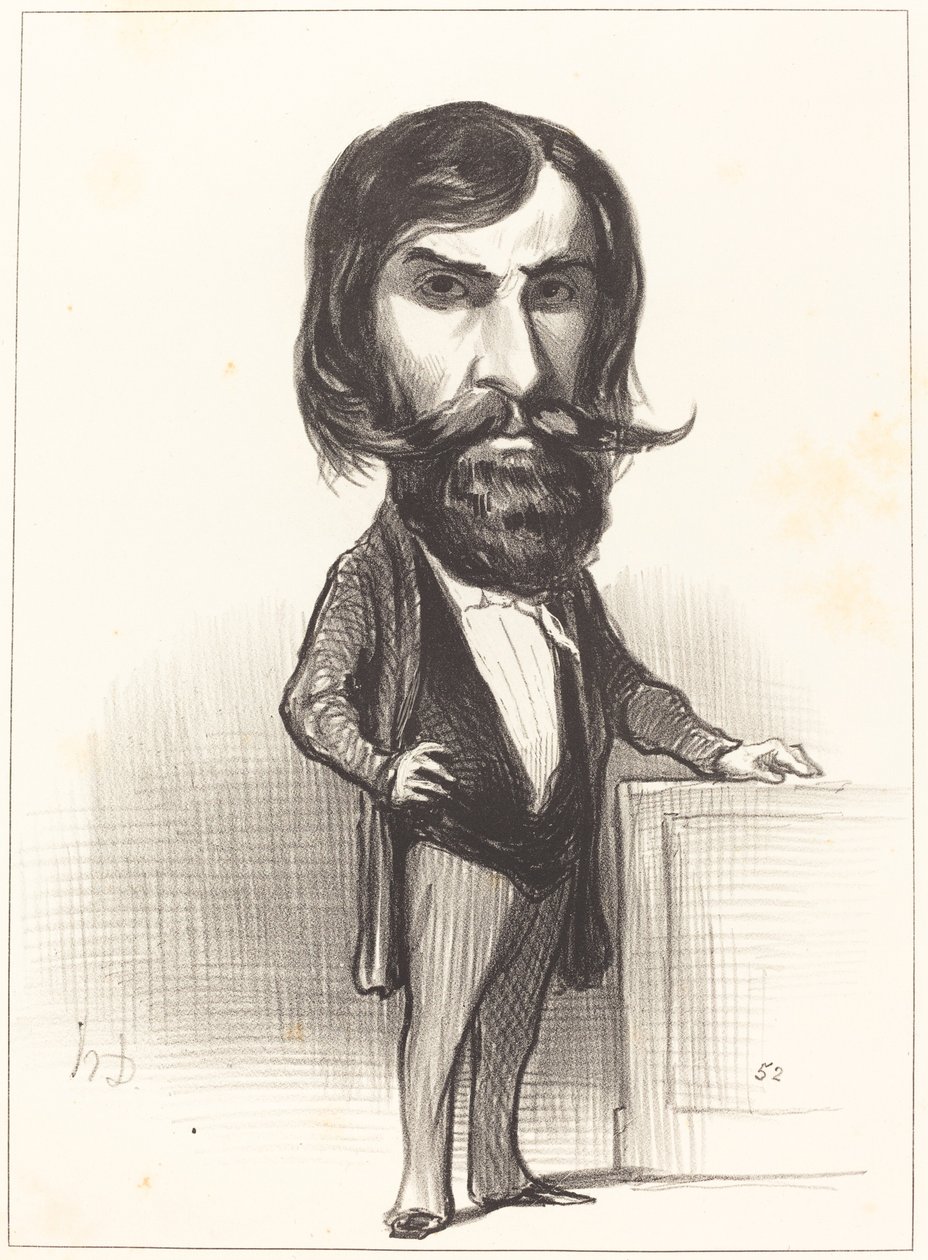 Ch. Ferdinand Gambon door Honoré Daumier