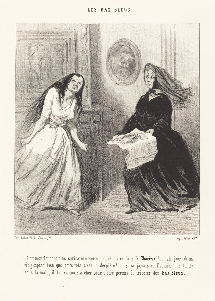Wat! alweer een karikatuur over ons... door Honoré Daumier
