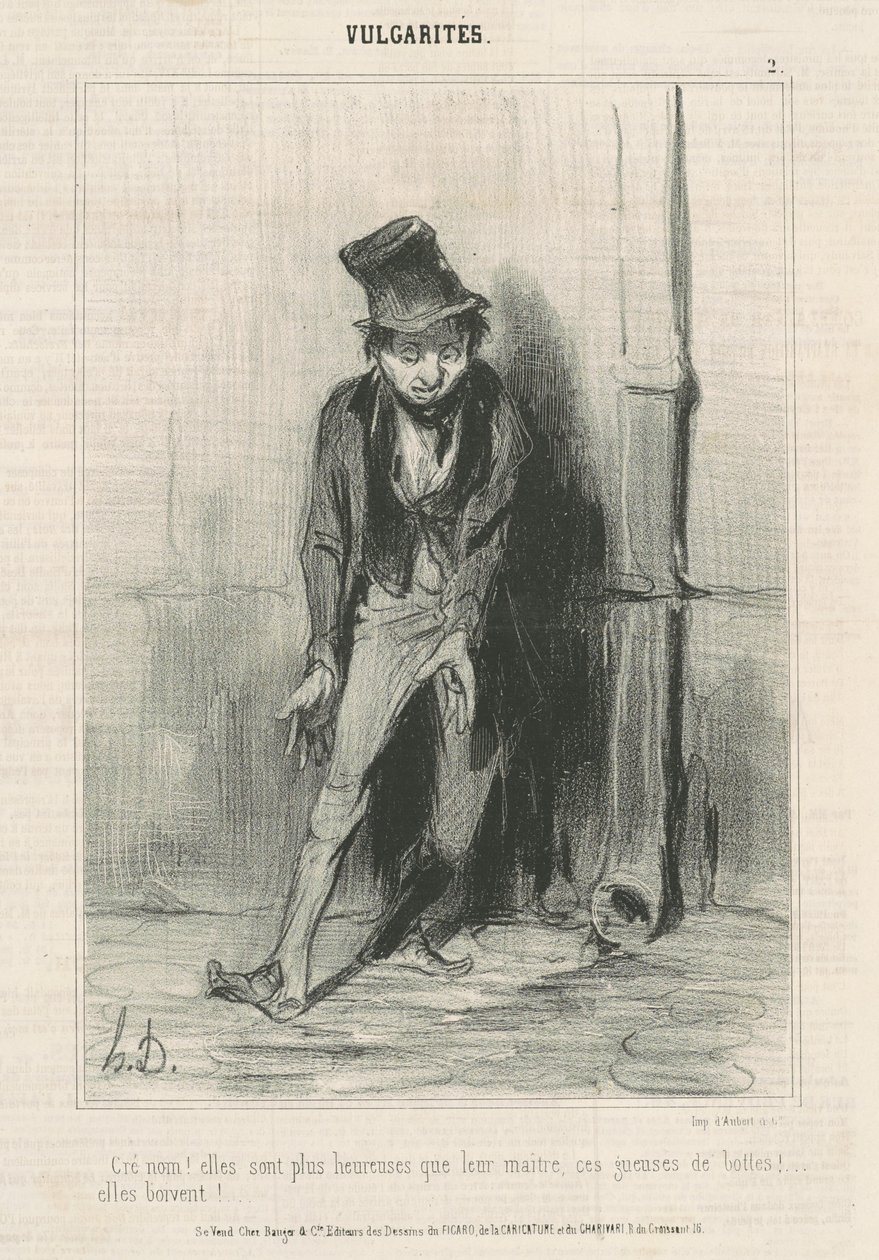 Crénom: Ze zijn gelukkiger ... door Honoré Daumier