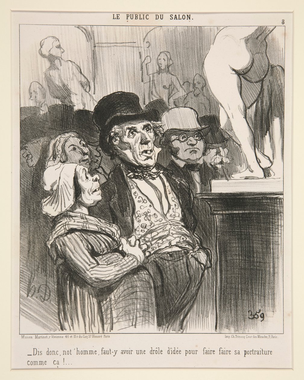 Dis donc, not door Honoré Daumier