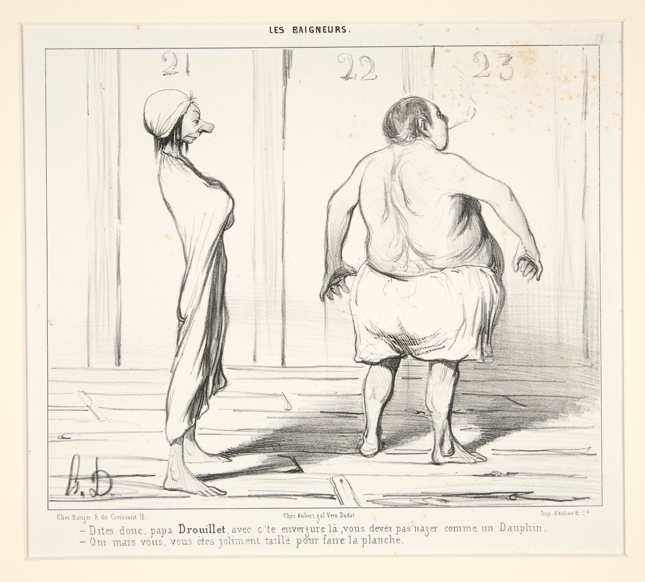 Zeg eens, papa Drouillet, met c door Honoré Daumier