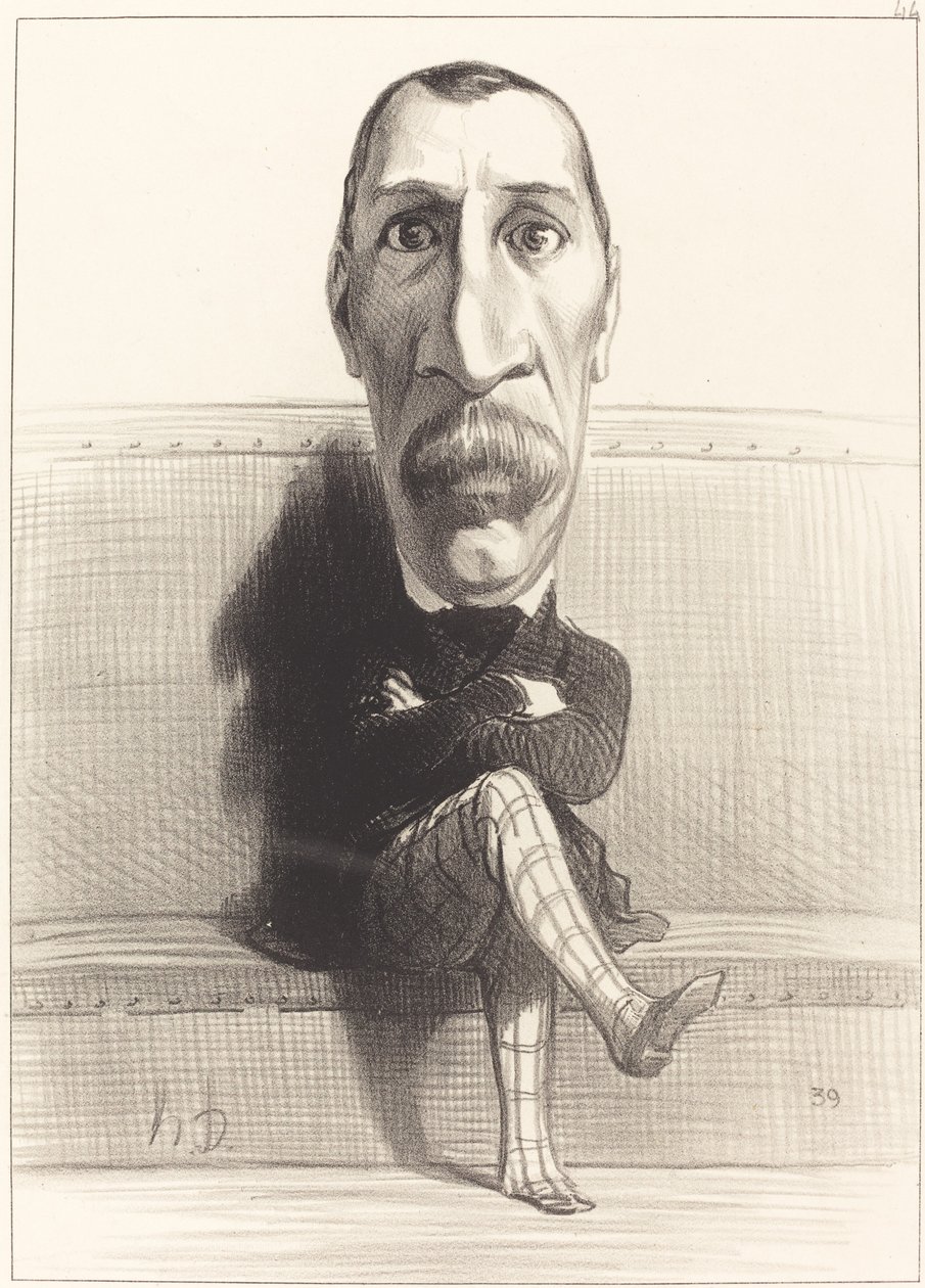 Eus. Isidore Buvignier door Honoré Daumier