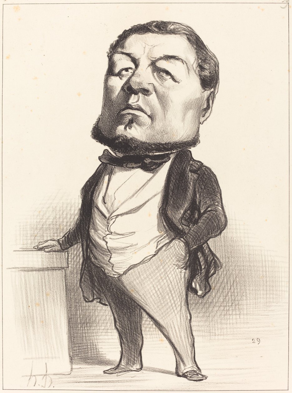 F.J. Ducoux door Honoré Daumier