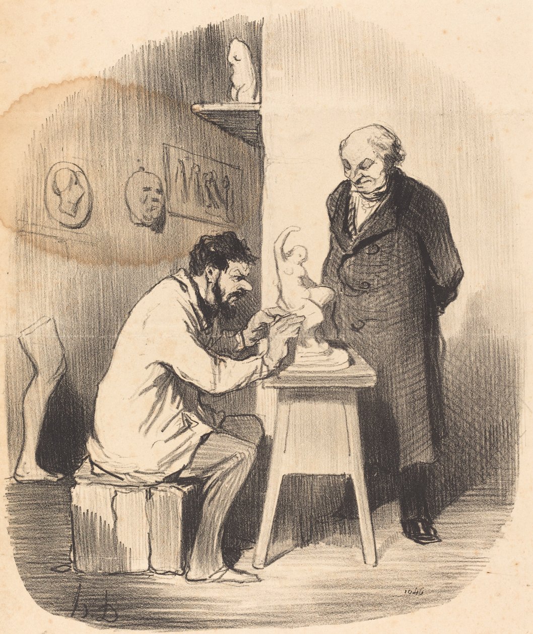 Ik zal je ooit moeten laten maken... door Honoré Daumier