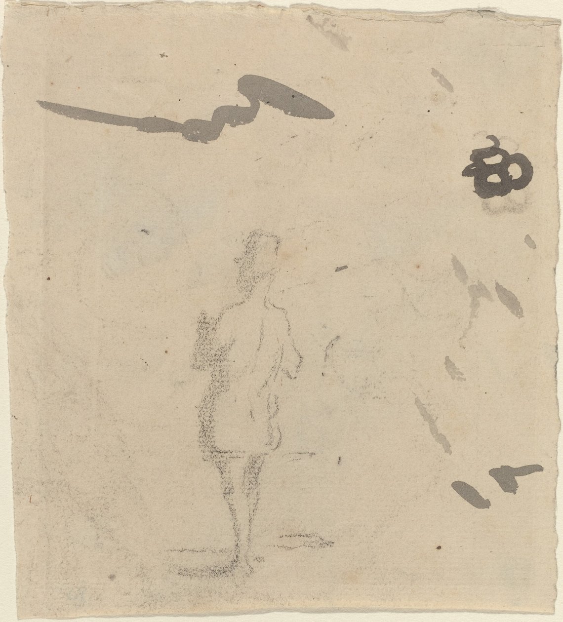 Figuur van een man door Honoré Daumier