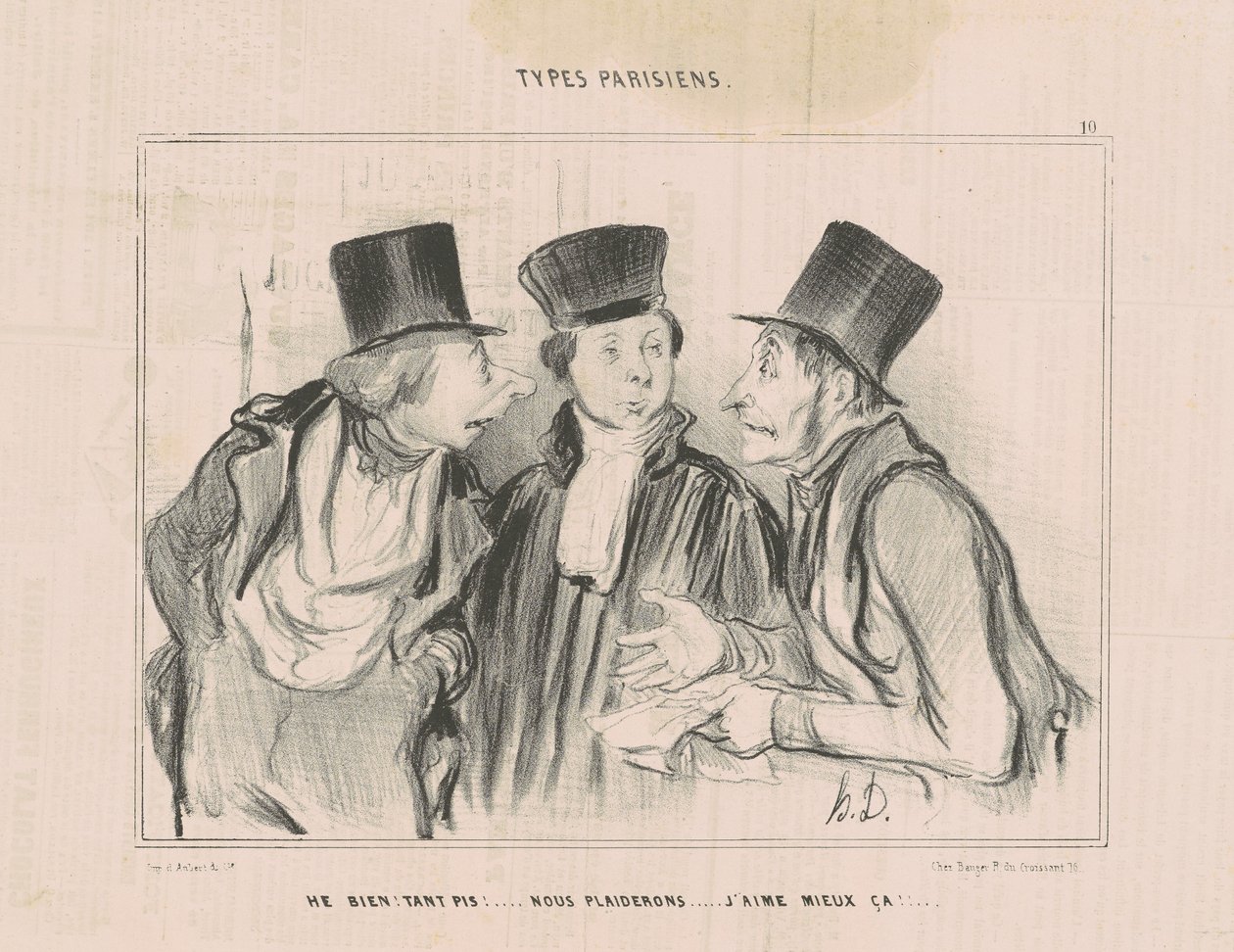 Nou ja! des te erger!... we zullen procederen. ik vind dat beter ... door Honoré Daumier