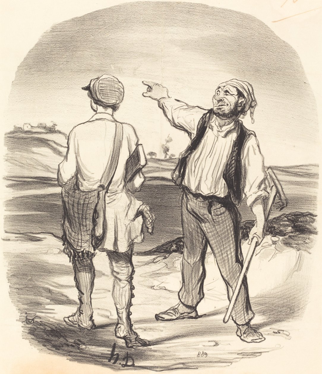 Ik zag een haas... acht dagen geleden! door Honoré Daumier