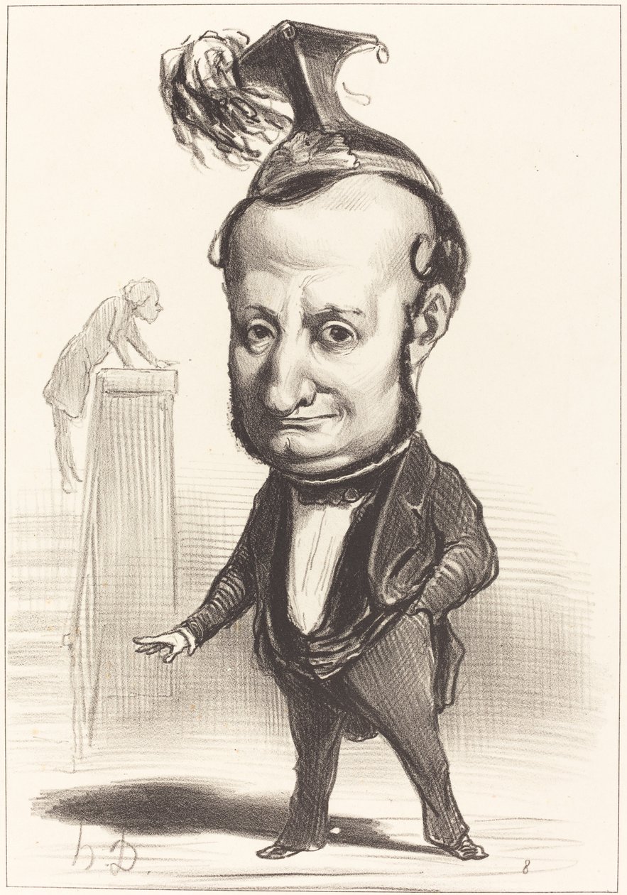 L.F. Raymond Wolowski door Honoré Daumier