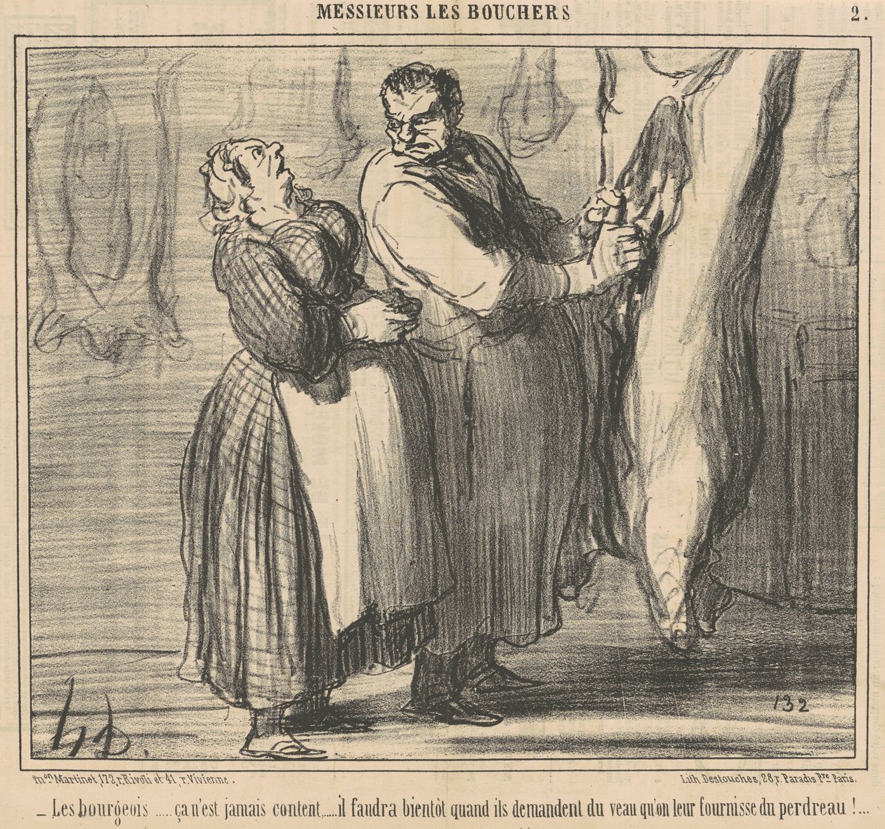 De burgers door Honoré Daumier
