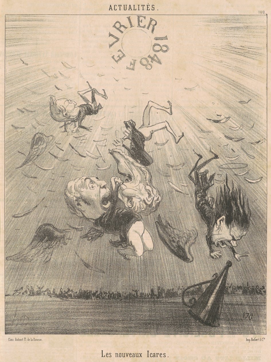 De nieuwe Icarussen door Honoré Daumier