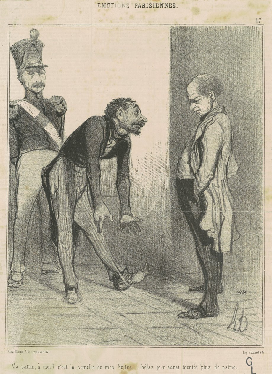 Mijn vaderland, voor mij?... door Honoré Daumier