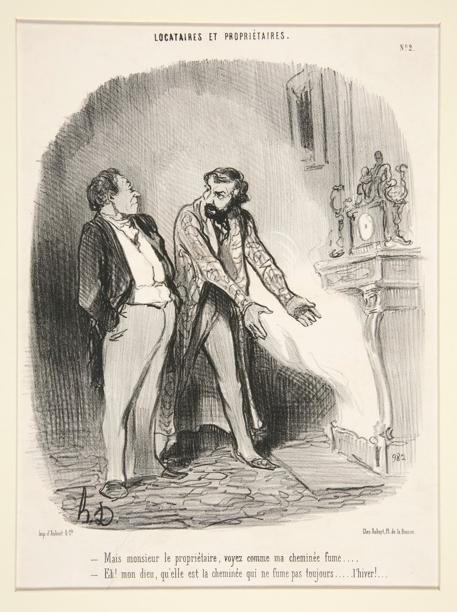 Mais monsieur le proprietaire door Honoré Daumier