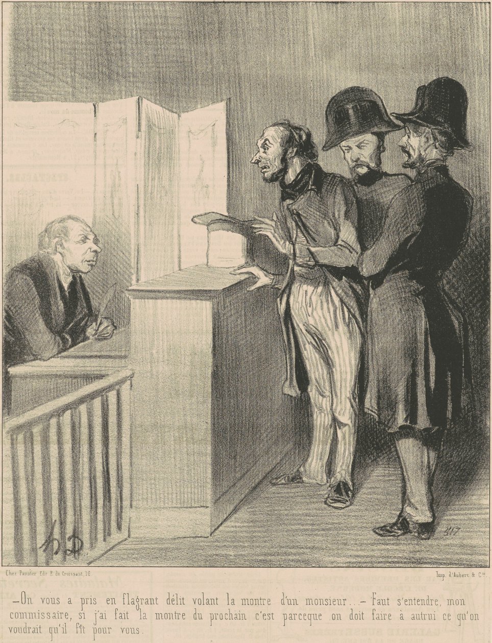Je bent op heterdaad betrapt ... door Honoré Daumier