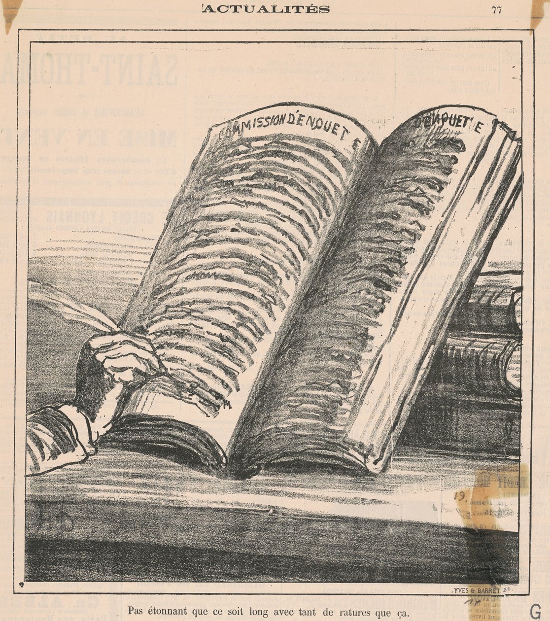Geen wonder dat het lang duurt... door Honoré Daumier
