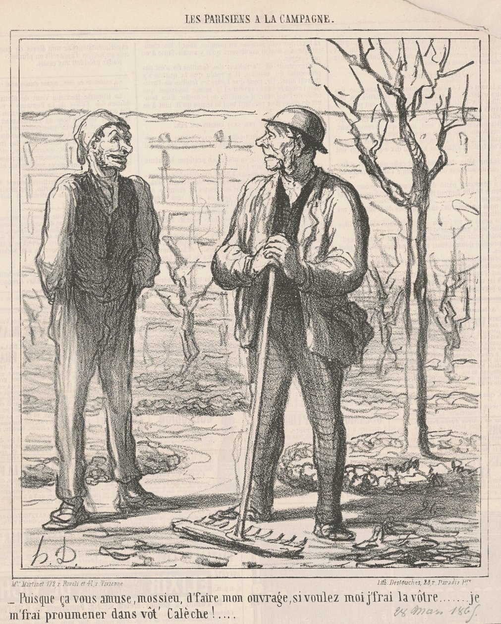 Pisque ca vous amuse ... door Honoré Daumier