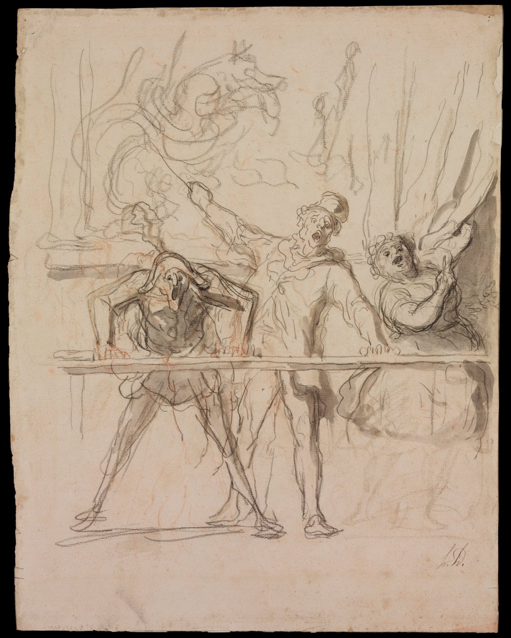 De bijshow door Honoré Daumier